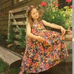 Floral Dress and hat