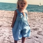 Jessica Valentine in my sheep shortie overalls