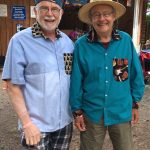 Happy guys Don Morrow (r) and